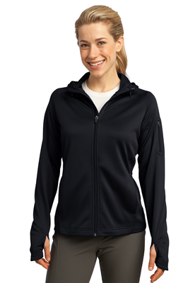 Ladies Tech Fleece Full Zip Hooded Jacket